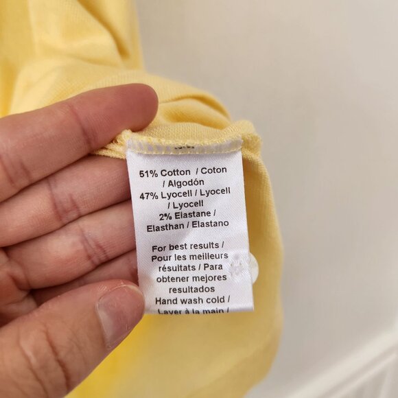 Peter Millar Collection Yellow Short Sleeve Polo Shirt Golfing Perfect Pique Men - Picture 5 of 7